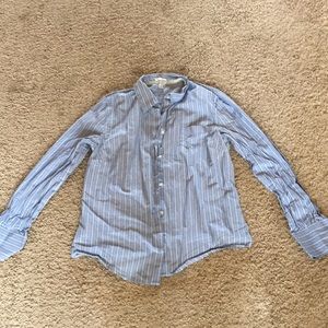Blue striped long sleeve
